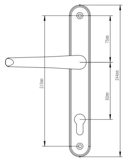 Elite Lever Lever Door Handles - DGS Group Plc